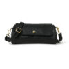 Buffalo Leather woman clutch bag (Black)