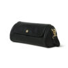 Buffalo Leather woman clutch bag (Black)